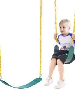 VEVOR 2-Pack Heavy Duty Swing Seats with 168 cm (66 Inch) Chain for Children 36 Months+ - 136 kg (300 lbs) Capacity