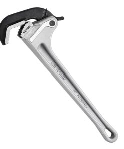 VEVOR 18 in / 457 mm Aluminum Straight Pipe Wrench with Automatic Jaw Adjustment and 60CRV Jaws