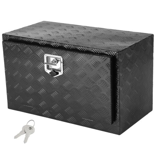 VEVOR Aluminum Underbody Truck Tool Box 91 x 36 x 41 cm 36 x 14 x 16 in Waterproof and Secure Storage for Trailers