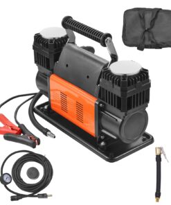 VEVOR portatīvais divu cilindru gaisa kompresors 12V 150 PSI