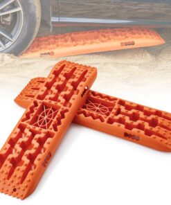 VEVOR 2PCS High-Strength PP Traction Boards with 10-Ton Load Capacity for Mud