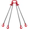 VEVOR Heavy Duty G80 Lifting Chain Sling with 4 Adjustable Legs
