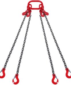 VEVOR Heavy Duty G80 Lifting Chain Sling with 4 Adjustable Legs