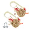 VEVOR 2PCS G80 Tow Chain Set with J