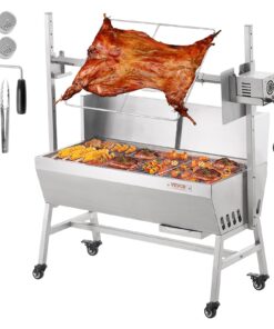 VEVOR Stainless Steel BBQ Rotisserie Grill with Motor