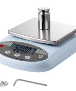 VEVOR High Precision Analytical Balance Lab Scale 3000g/0.01g with LCD Display and Stainless Steel Tray - 13 Unit Conversion