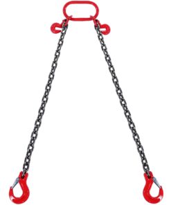 VEVOR G80 Lifting Chain Sling 2 Legs with Grab Hooks