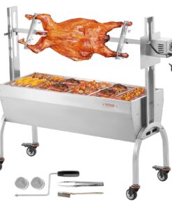 VEVOR Stainless Steel Rotisserie BBQ Grill with Motor