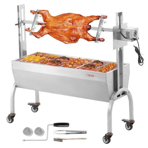 VEVOR Stainless Steel Rotisserie BBQ Grill with Motor