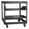 VEVOR 9U 4 Post Open Frame Adjustable Server Rack Network Enclosure