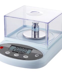 VEVOR High Precision Analytical Balance Lab Scale 500g x 0.001g with Windshield and LCD Display