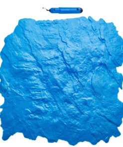 VEVOR Augstas Izturības Poliuretāna Betona Zīmogs Mat 43 x 43 cm (16,93 x 16,93 collas) ar Koka Tekstūru Dekoratīvām Betona Virsmām