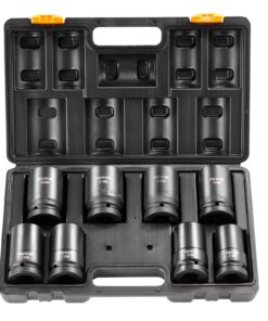 VEVOR 8-Piece 1-Inch Drive Impact Socket Set