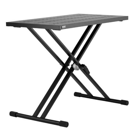 VEVOR Portable DJ Table with Double X Braced Keyboard Stand