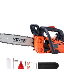 VEVOR 25.4CC 12" Gasoline Chainsaw with High-Strength Steel Chain