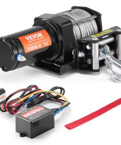 VEVOR 12V Electric ATV/UTV Winch with Heavy-Duty Steel Cable