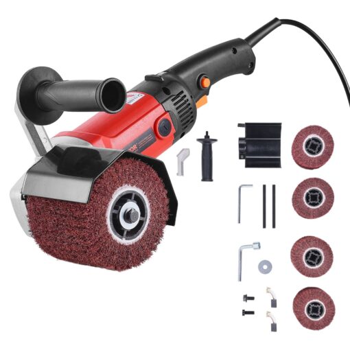 VEVOR 1200W Electric Metal Polisher with 4 Wheels