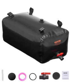 VEVOR Portable 113.1L (29.9 Gal) PVC Collapsible Water Storage Bladder Tank