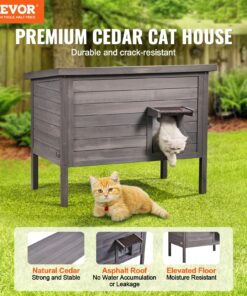 86 cm (34 in) Metsikute kasside varjupaik