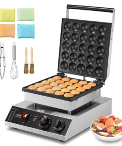 VEVOR 25PCS 43mm Mini Dutch Pancake Maker - Stainless Steel Dorayaki Baker