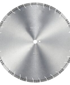 VEVOR 20-inch (50.8 cm) Diamond Concrete Saw Blade with 12 mm Slanted Teeth for Wet or Dry Cutting