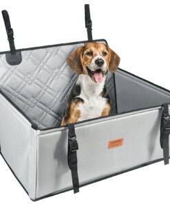 VEVOR Pet Car Seat Booster for Small to Large Dogs up to 22 kg (48.5 lbs)