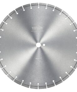 VEVOR 18-inch (45.7 cm) Diamond Concrete Saw Blade for Wet and Dry Cutting with 1.2 cm Flat Teeth - High-Durability and Versatile Use