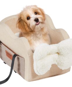 VEVOR Center Console Dog Car Seat with Waterproof Fabric for Small Dogs up to 3.6 kg (8 lbs)