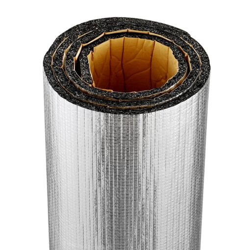 VEVOR atstarojošās izolācijas ruļlis 103 mm alumīnija folija XPE putu kodols radiācijas barjera 102 m x 152 m 40 in x 5 ft Viegli noņemt un pielīmēt