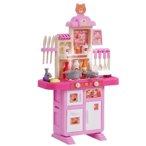 VEVOR Kids Kitchen Playset with Realistic Sounds