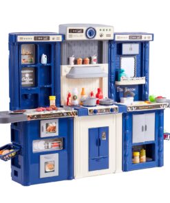 VEVOR 3-in-1 Kids Kitchen Playset with 74-Piece Accessories