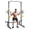 VEVOR Adjustable Squat Stand Power Rack with Pull Up Bar