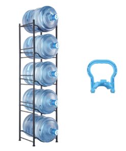 VEVOR 5-Tier Water Jug Holder Rack for 5 Bottles