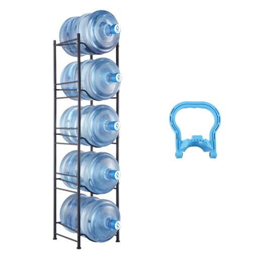 VEVOR 5 Tier Water Jug Holder Rack for 5 Bottles