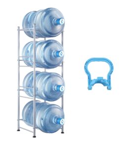 VEVOR Heavy-Duty 4-Tier Water Jug Rack