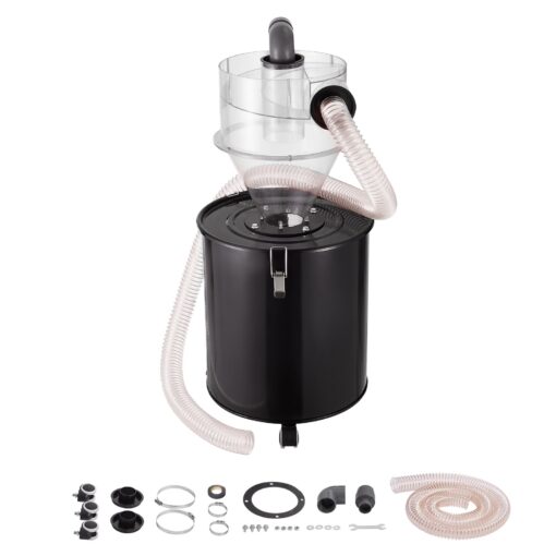 VEVOR Cyclone Dust Separator with 50L 1321 Gallon Collection Barrel
