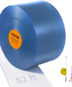 VEVOR Clear PVC Strip Curtain for Doors