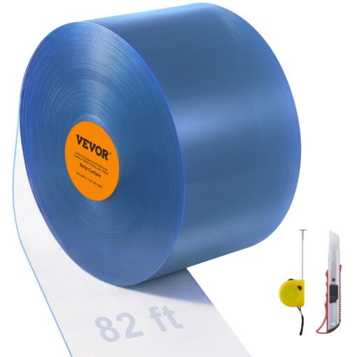 VEVOR Clear PVC Strip Curtain for Doors