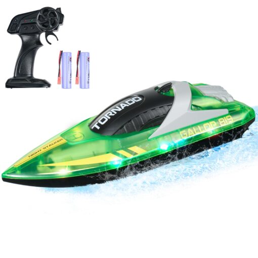 VEVOR Waterproof RC Racing Boat with 24 GHz Remote Control