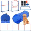 VEVOR Dog Agility Training Equipment Set   Includes 71 cm 2795 in Jump Rods