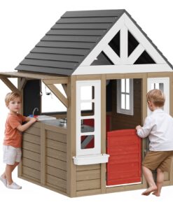 VEVOR Outdoor Wooden Playhouse for Kids