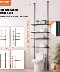 4-Tier Bathroom Shelf