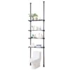 VEVOR Adjustable Over the Toilet Storage Rack