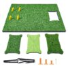 Коврик для игры в гольф VEVOR PRO 5x4ft 152x122m 4 в 1 с Реалистичным Покрытием для тренировок в помещении и на открытом воздухе