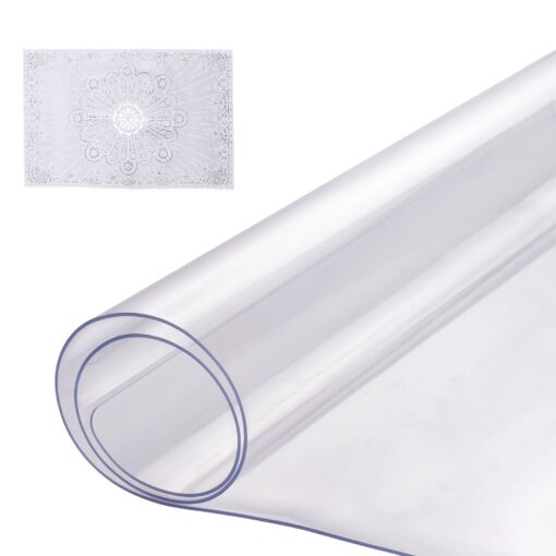VEVOR Clear PVC Table Protector 3556x6096 mm 14x24 Inch 15 mm Thick