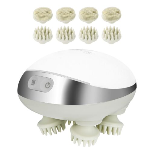 VEVOR Rechargeable Electric Scalp and Facial Massager with Heat