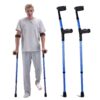 VEVOR Aluminum Forearm Crutches with Adjustable Height 140 cm   180 cm