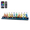 VEVOR 183 cm 72 LED Lighted Acrylic Liquor Bottle Display Bar Shelf with RF  App Control