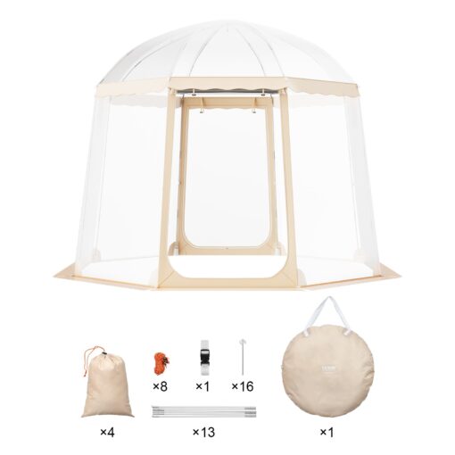 VEVOR Sports Tent 3x3 m 10x10 ft Pop Up Shelter