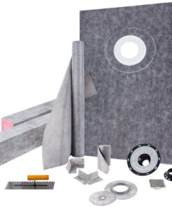 VEVOR Waterproofing Shower Kit with 965x1524mm (38x60in) EPS Foam Tray